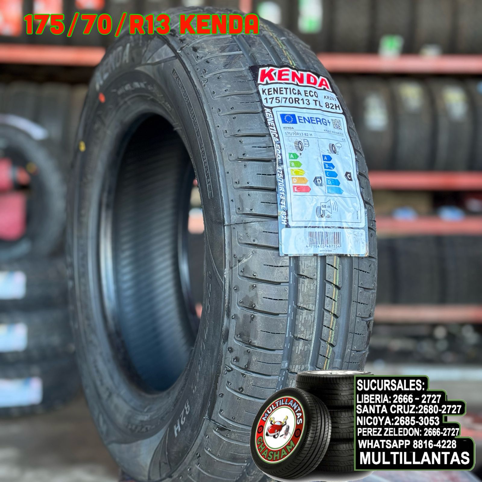 175/70/R13 KENDA KR203 KENETICA